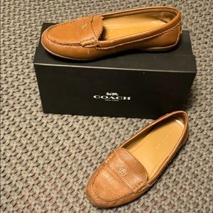 COACH leather saddle shoes - used 6.5